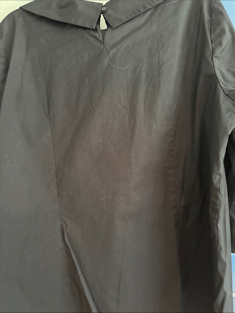 Talbots Black Round-Neck Blouse - Picture 5 of 5